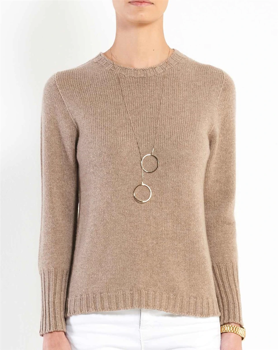 Pure Cashmere Crewneck Sweater